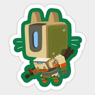 Meowverwatch - [robot noises] Sticker